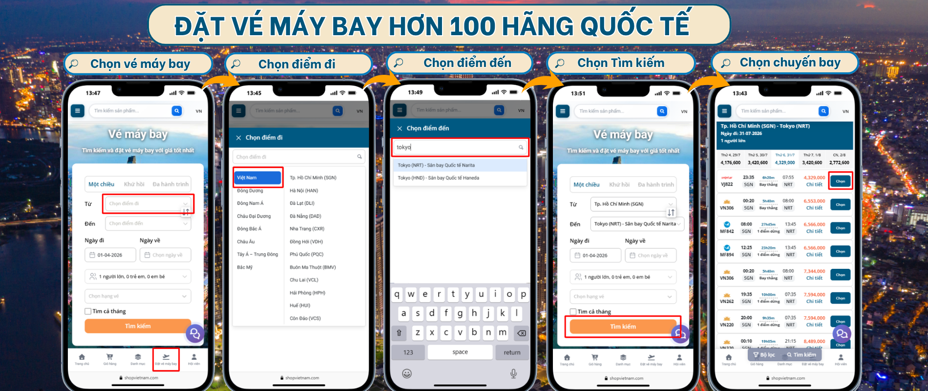 Đặt Vé Máy Bay