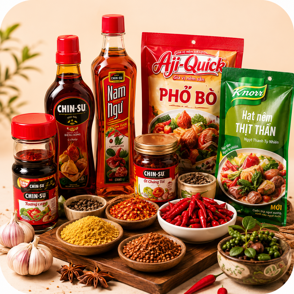 Dầu, Gia Vị, Nước Chấm