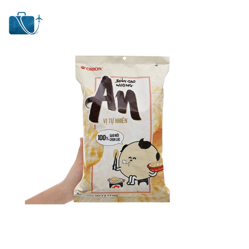 Bánh Gạo Nướng Vị Tự Nhiên Orion An Gói 151.2g 4