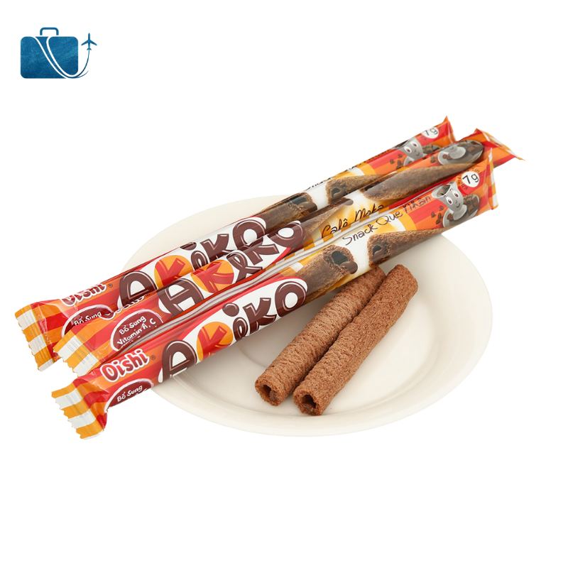 Snack Oishi Akiko Cà Phê Moka 140g 4