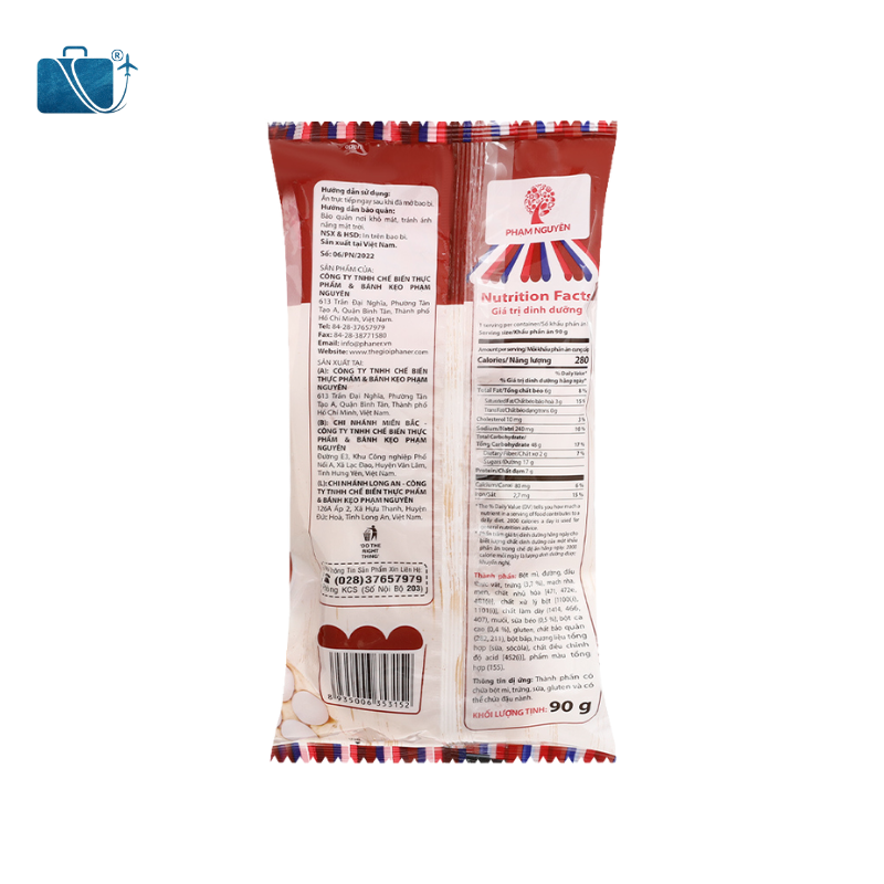 Bánh Mì Tươi Nhân Socola Otto Gói 90g – Ship Quốc Tế Nhật, Mỹ, Hàn, Campuchia 2