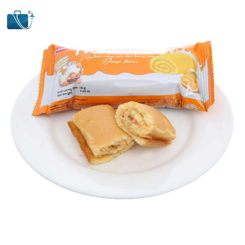 Bánh Trứng Cuộn Kem Hương Cam Hura Swissroll 360g – Ship Quốc Tế Nhật, Mỹ, Hàn, Campuchia 3