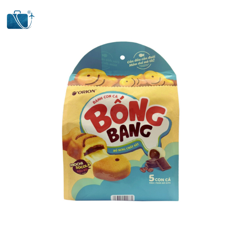 Bánh Con Cá Bống Bang Mochi Socola Đậu Đỏ Orion 145g – Ship Quốc Tế Nhật, Mỹ, Hàn, Campuchia 2