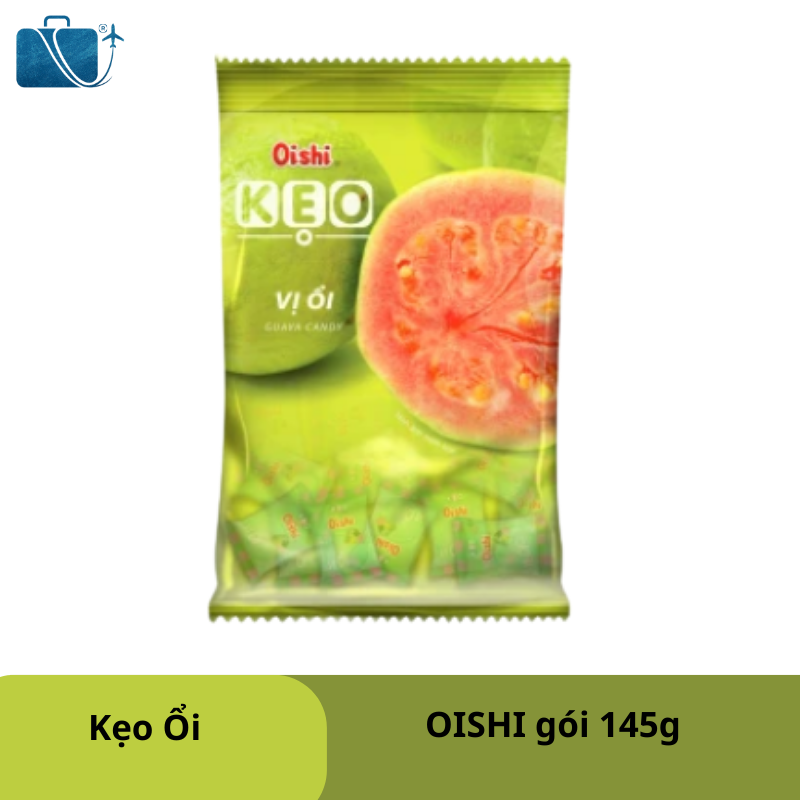 Kẹo Ổi Oishi Gói 145g – Ngọt Ngào, Hương Vị Tự Nhiên – Ship Quốc Tế Đi Mỹ, Nhật, Hàn, Úc