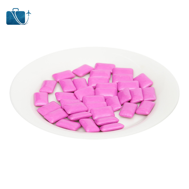 Kẹo gum không đường Lotte Xylitol hương Blueberry Mint hũ 55.1g 4