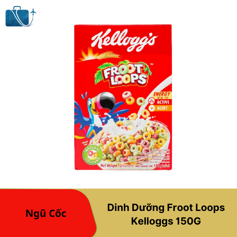 Ngũ Cốc Dinh Dưỡng Froot Loops Kelloggs 150G
