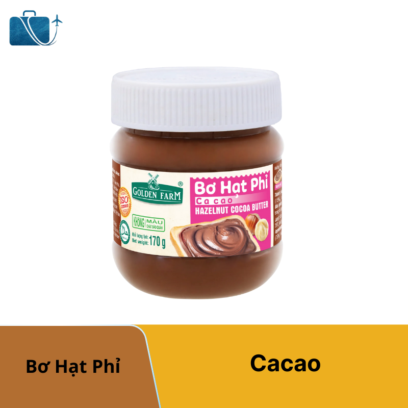 Bơ Hạt Phỉ Cacao – Bơ Hạt Phỉ Nguyên Chất Pha Cacao Thơm Ngon Bổ Dưỡng