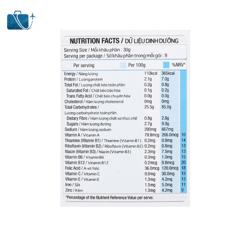 Ngũ cốc dinh dưỡng Kellogg's Corn Flakes vị bắp hộp 275g 3
