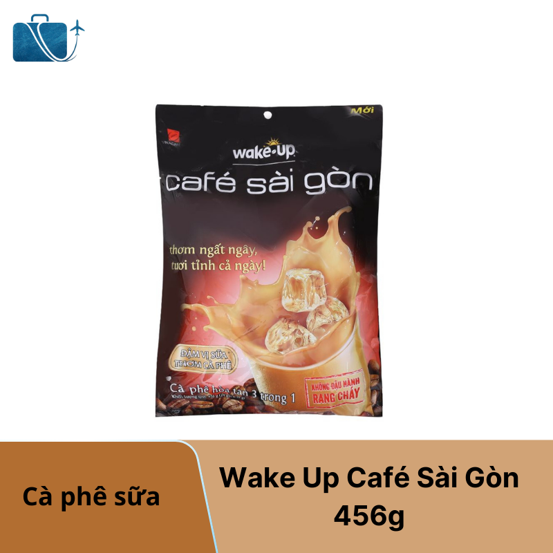 Cà Phê Sữa Wake Up Café Sài Gòn 456g – Hương Vị Đậm Đà Tinh Túy Việt