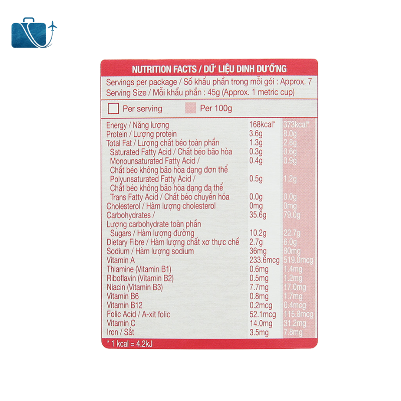 Ngũ cốc trộn trái cây khô Kellogg's Mueslix Orchard Beauty hộp 355g 2