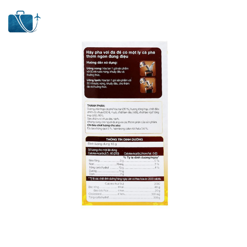 Cà phê đen đá MacCoffee Café Phố 160g 4