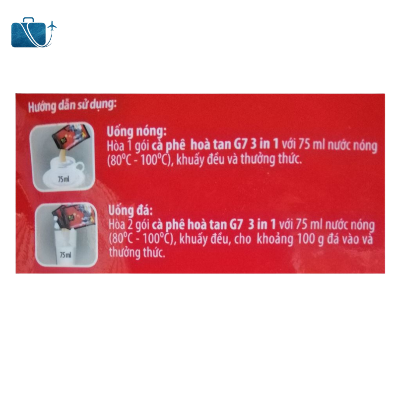 Cà phê sữa G7 3 in 1 800g 3