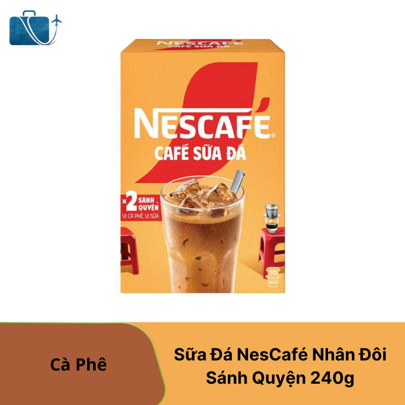 Cà phê sữa đá NesCafé nhân đôi sánh quyện 240g