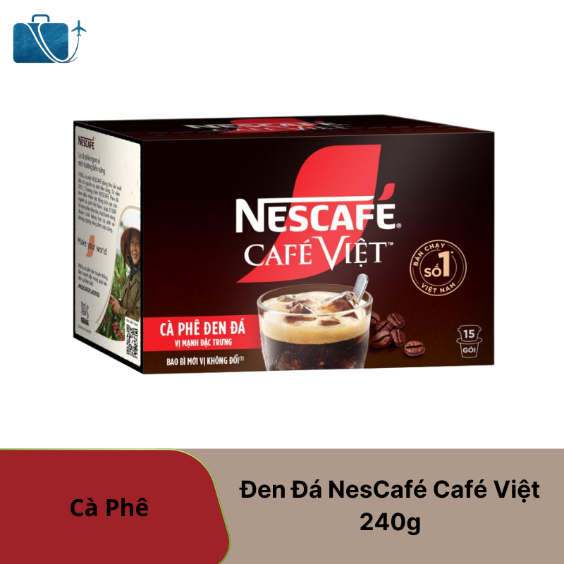 Cà phê đen đá NesCafé Café Việt 240g