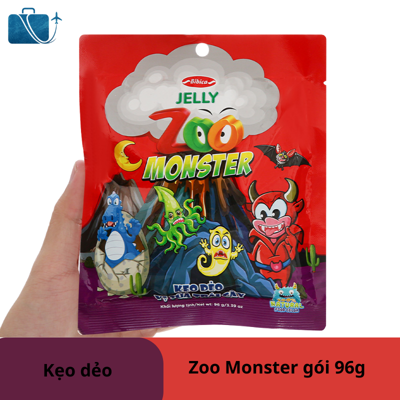 Kẹo Dẻo Vị Sữa Trái Cây Bibica Zoo Monster