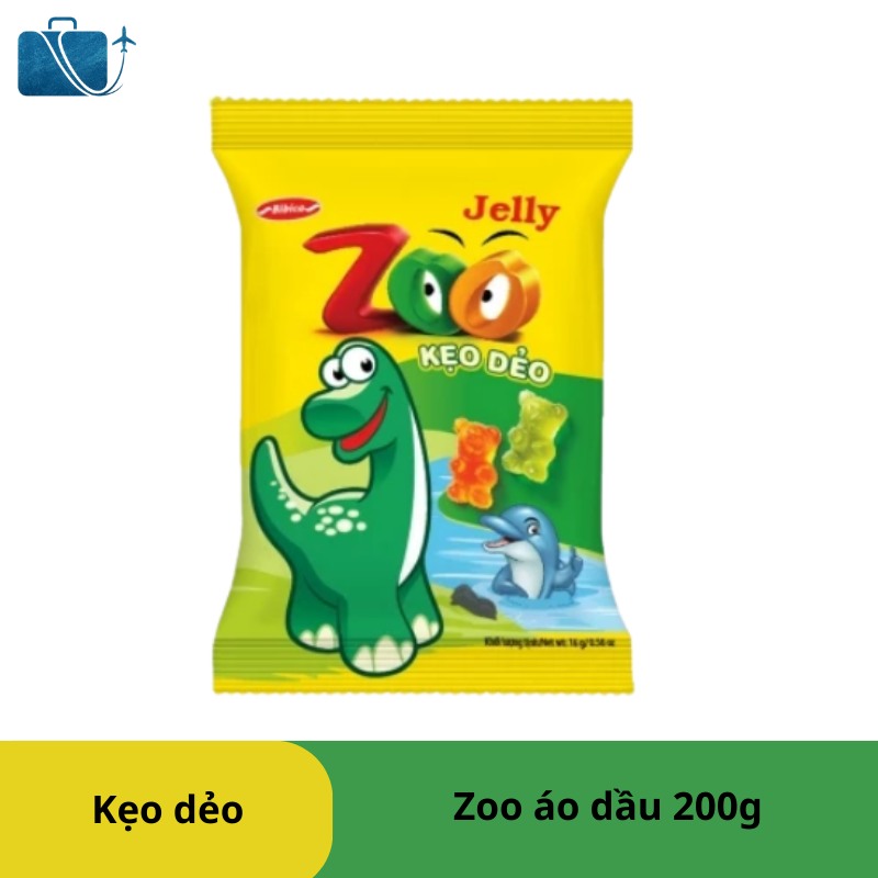 Kẹo Dẻo Zoo Áo Dầu Bibica 200g