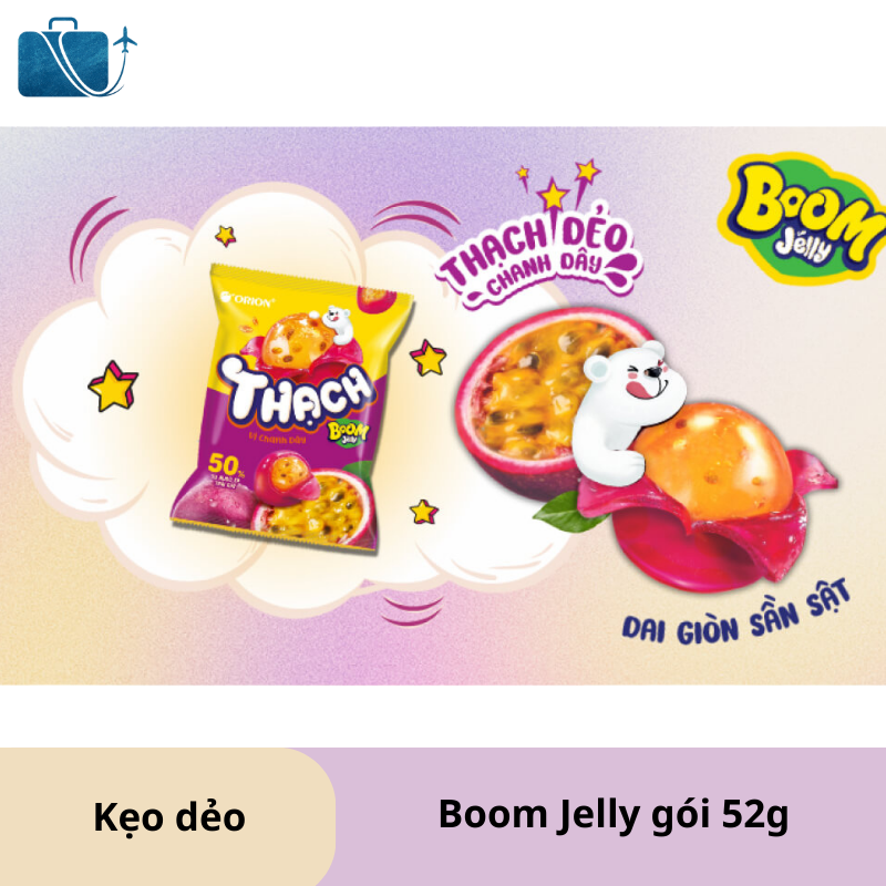 Kẹo Dẻo Thạch Hương Chanh Dây Orion Boom Jelly