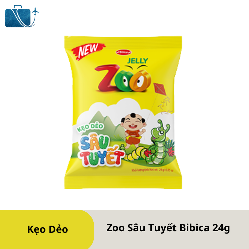 Kẹo Dẻo Zoo Sâu Tuyết Bibica