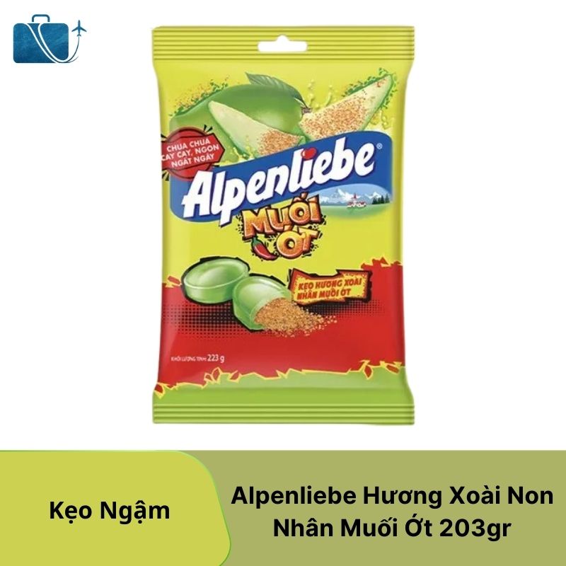 Kẹo Ngậm Alpenliebe Hương Xoài Non Nhân Muối Ớt 203gr
