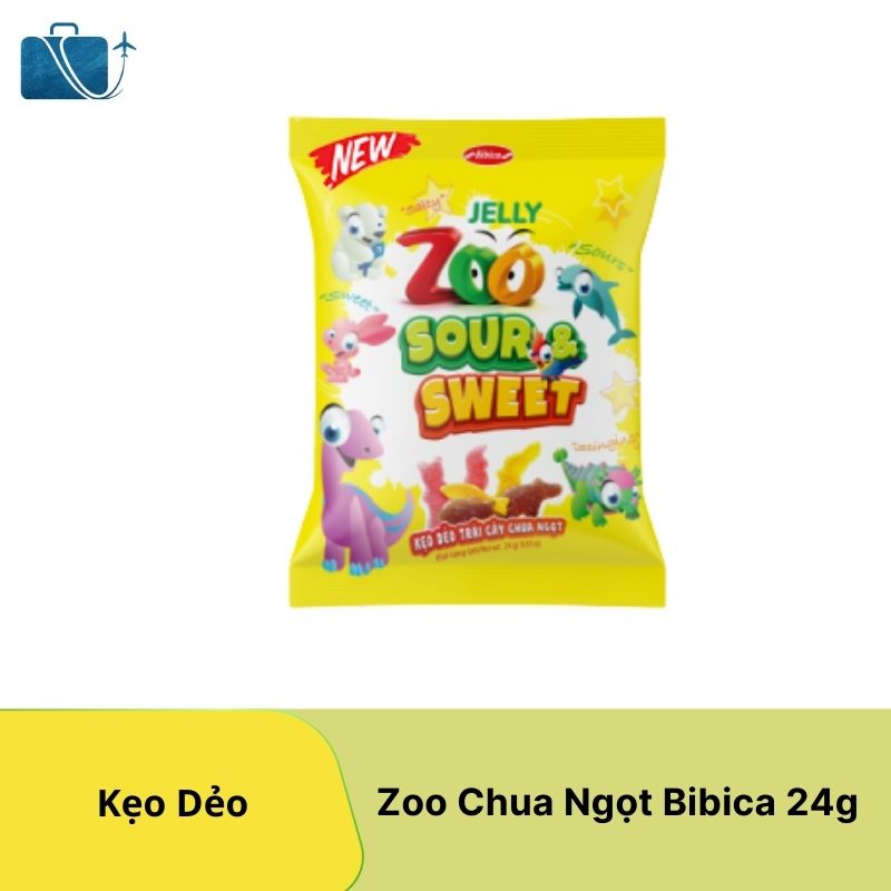 Kẹo Dẻo Zoo Chua Ngọt Bibica 24g