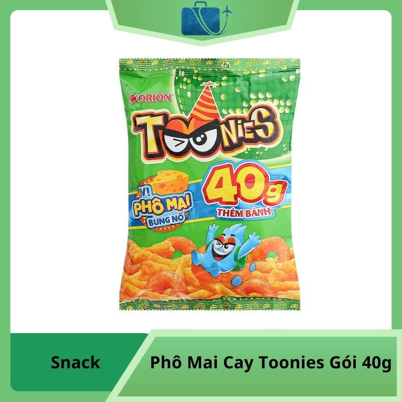 Snack Phô Mai Cay Toonies Gói 40g