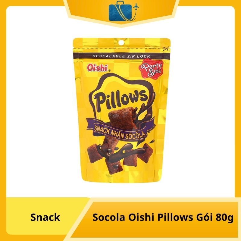 Snack Socola Oishi Pillows Gói 80g