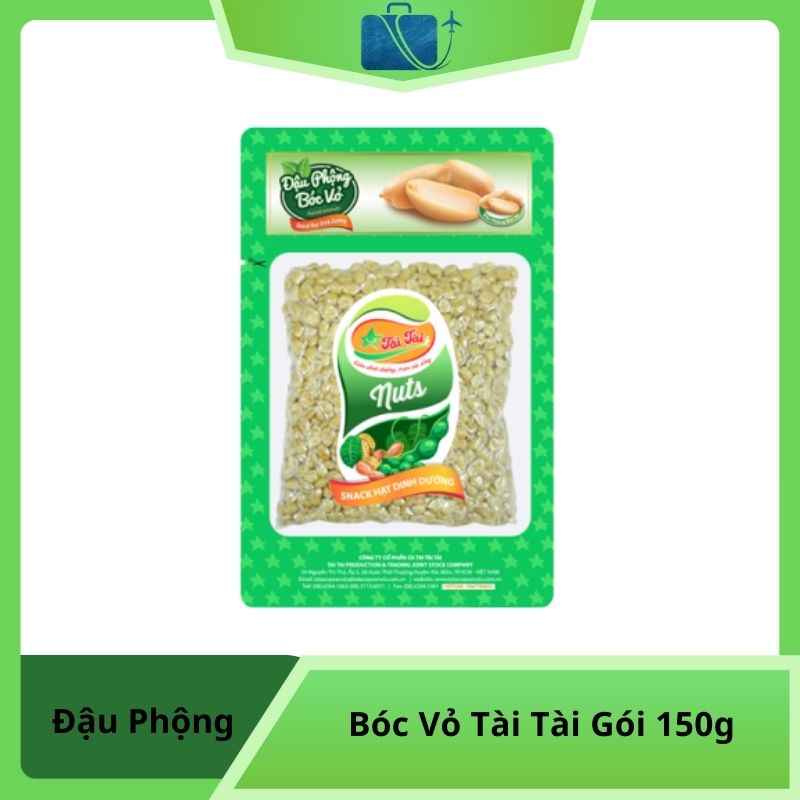 Đậu Phộng Bóc Vỏ Tài Tài Gói 150g