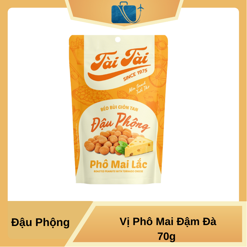 Đậu Phộng Phô Mai Lắc – Snack Giòn Tan, Vị Phô Mai