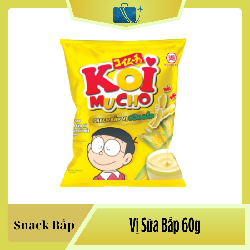 Snack Bắp Koimucho Vị Sữa Bắp 60g