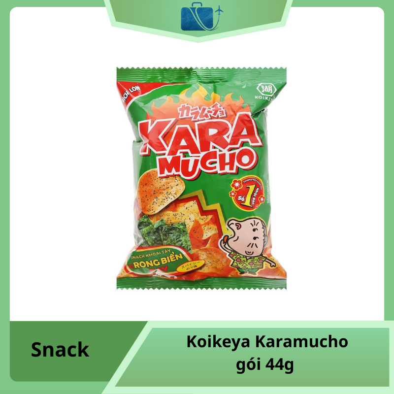 Snack Khoai Tây Vị Rong Biển Koikeya Karamucho Gói 44g