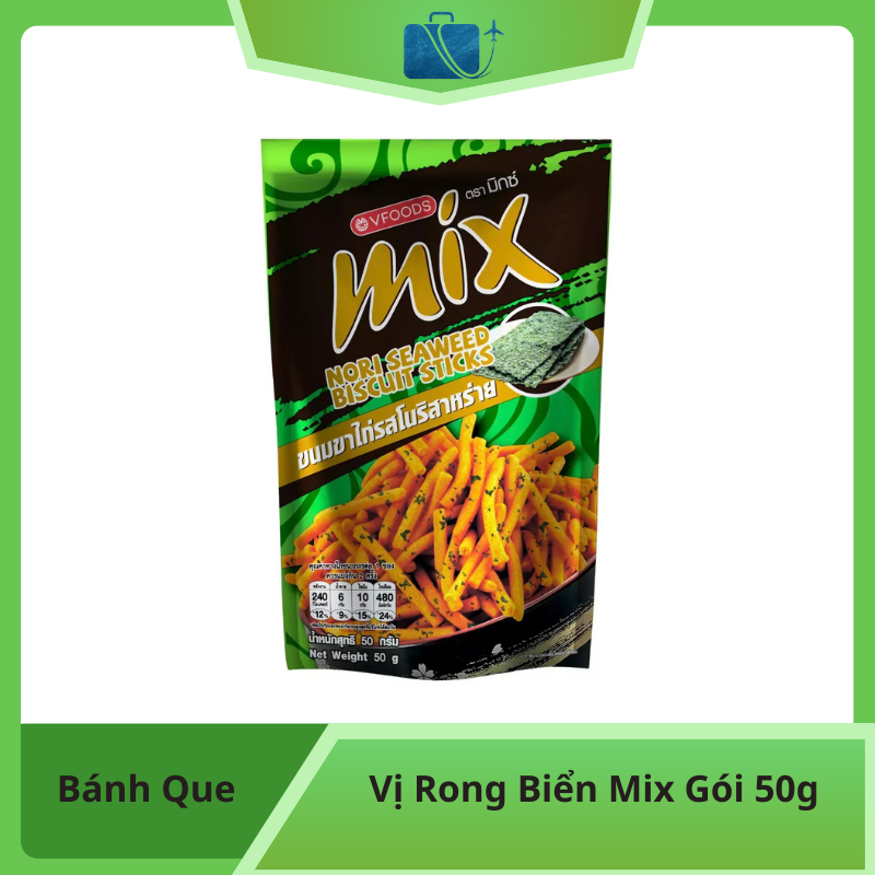 Bánh Que Vị Rong Biển Mix Gói 50g