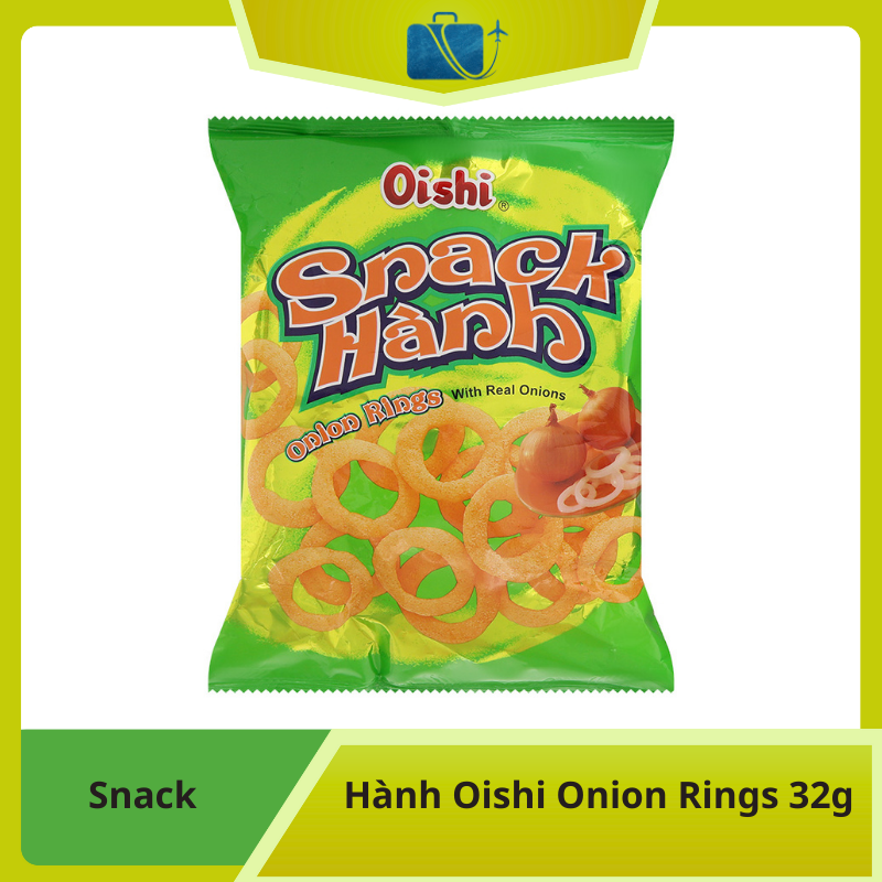 Snack Hành Oishi Onion Rings Gói 32g