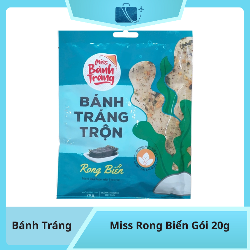 Bánh Tráng Miss Rong Biển Gói 20g