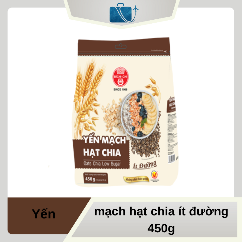 Yến Mạch Hạt Chia Ít Đường Bích Chi – Bữa Sáng Healthy Cho Lối Sống Lành Mạnh