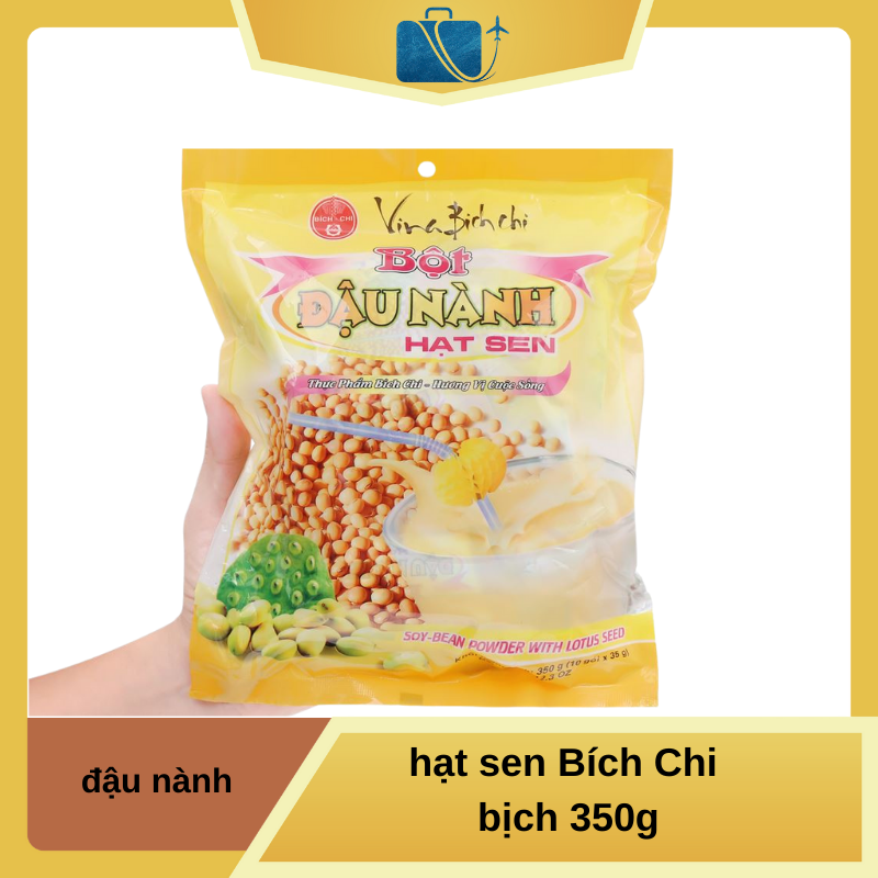 Bột đậu nành hạt sen Bích Chi bịch 350g