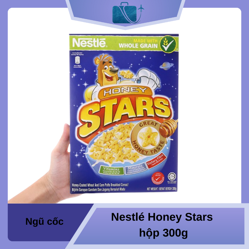 Ngũ cốc Nestlé Honey Stars hộp 300g – Bữa sáng thơm ngon