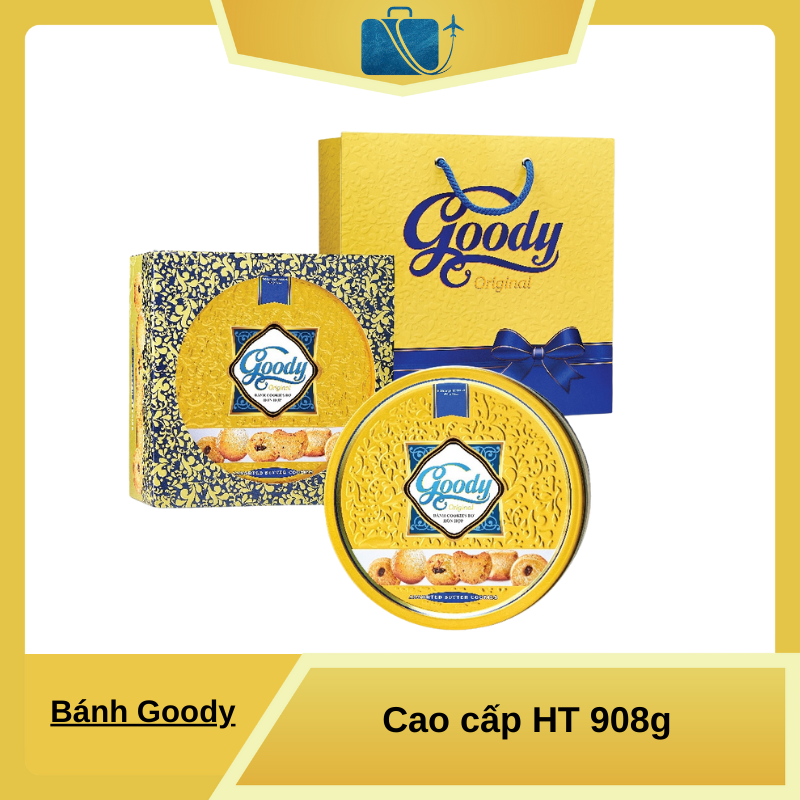 Bánh quy bơ cao cấp Goody HT 908g