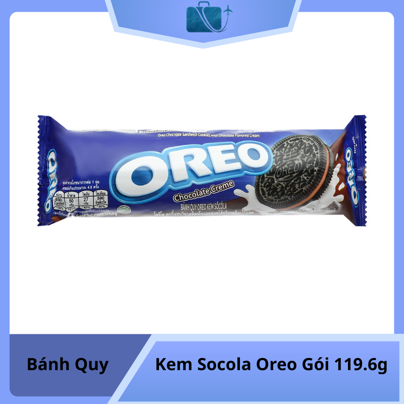 Bánh Quy Kem Socola Oreo Gói 119.6g