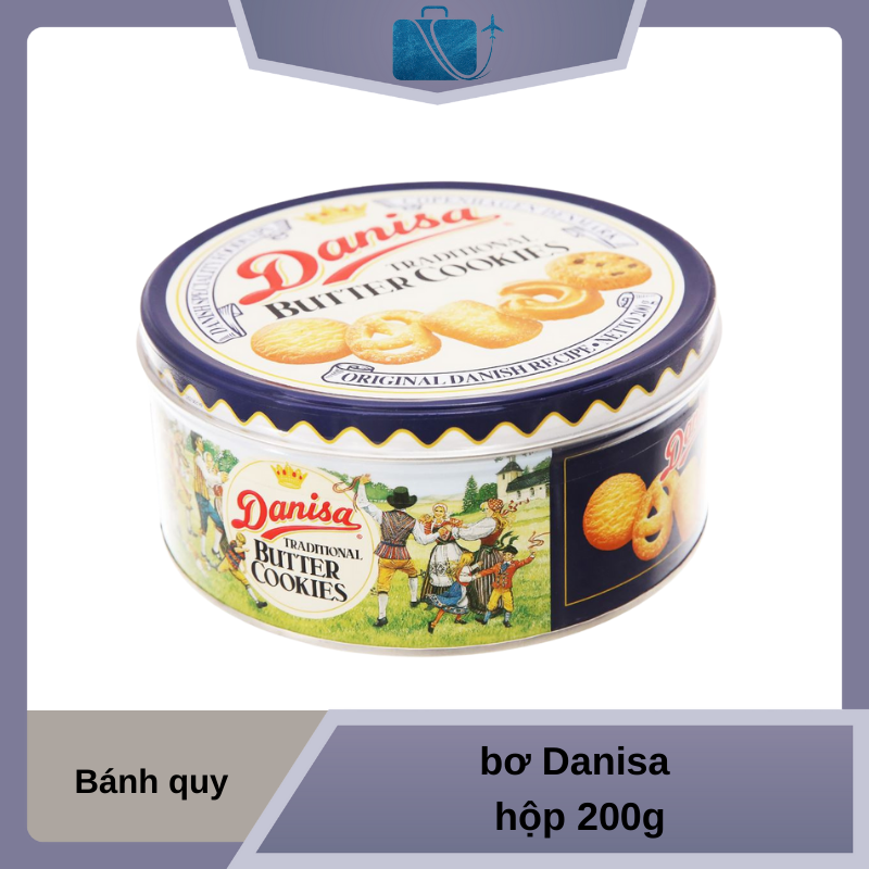 Bánh quy bơ Danisa hộp 200g – Hương vị Đan Mạch chuẩn hoàng gia
