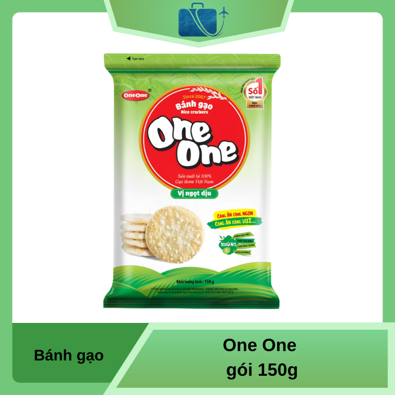 Bánh gạo vị ngọt dịu One One gói 150g