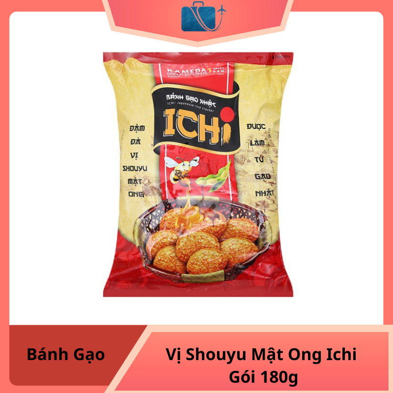 Bánh Gạo Nhật Vị Shouyu Mật Ong Ichi Gói 180g