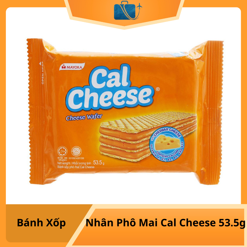 Bánh Xốp Nhân Phô Mai Cal Cheese Gói 53.5g