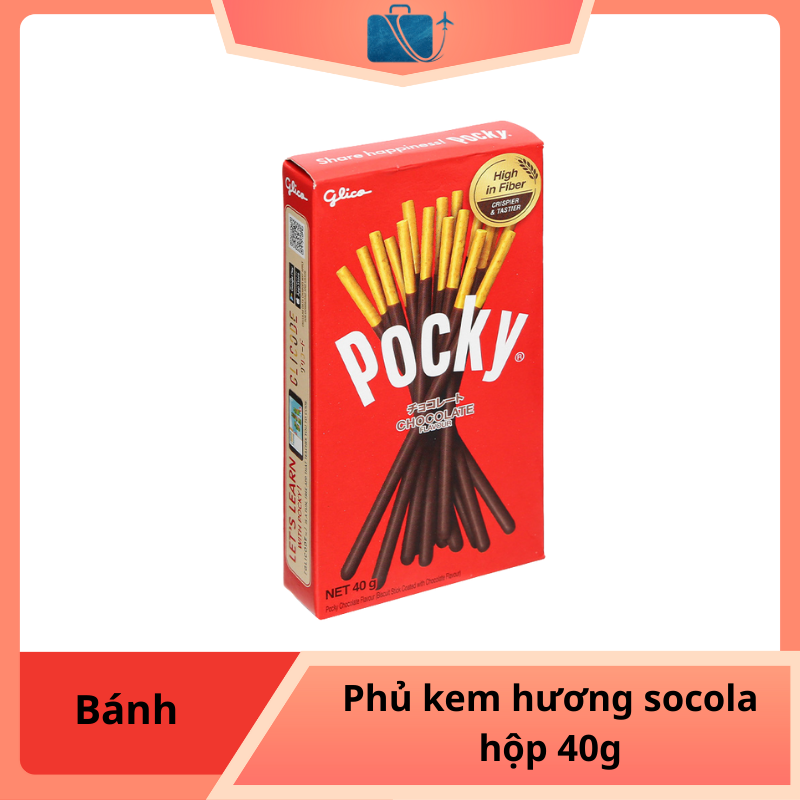 Bánh Que Glico Pocky Phủ Kem Socola Hộp 40g