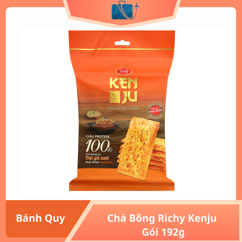 Bánh Quy Chà Bông Richy Kenju Gói 192g