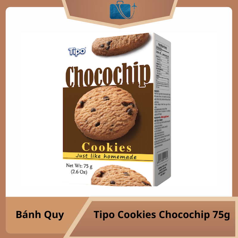 Bánh Quy Tipo Cookies Chocochip 75g