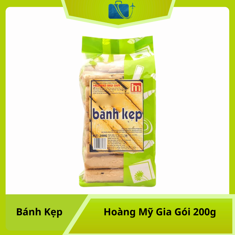 Bánh Kẹp Hoàng Mỹ Gia Gói 200g