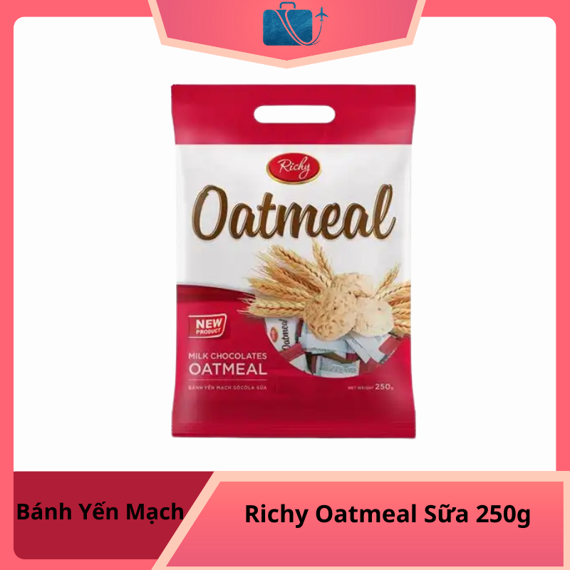Bánh Yến Mạch Richy Oatmeal Sữa 250g