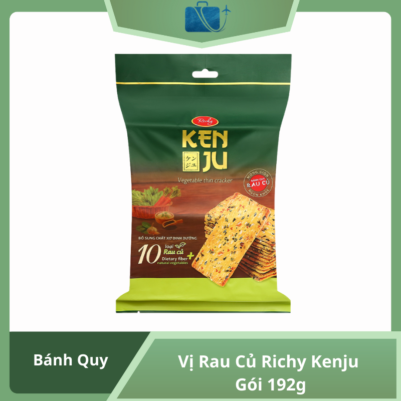 Bánh Quy Vị Rau Củ Richy Kenju Gói 192g