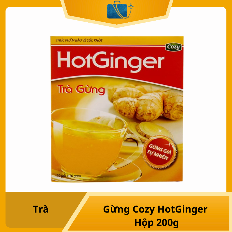 Trà Gừng Cozy HotGinger Hộp 200g (20 Gói x 10g)