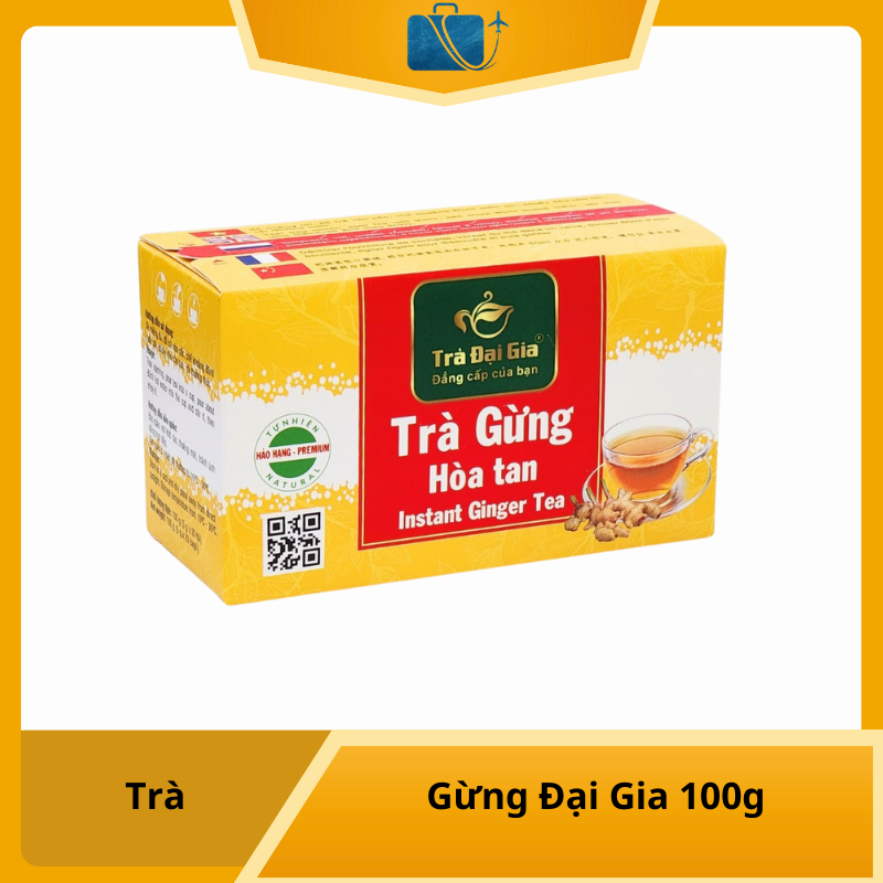 Trà Gừng Hòa Tan Đại Gia 100g